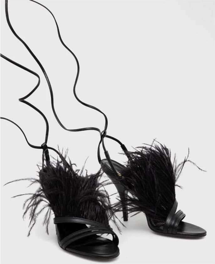 PATRIZIA PEPE Stijlvolle hoge hak sandalen Zwart Dames - Foto 3