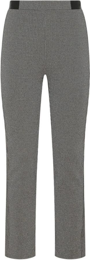 Patrizia Pepe Geruite broek met elastische boord