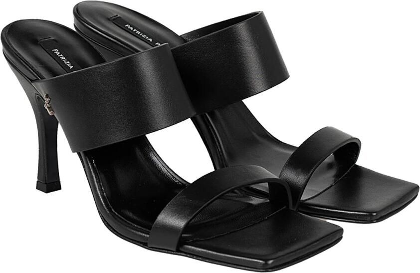 PATRIZIA PEPE Tijdloze Elegante Leren Muiltjes Black Dames - Foto 4