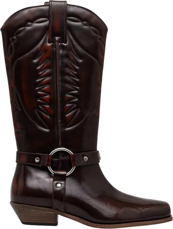 Patrizia Pepe Leren Cowboylaarzen