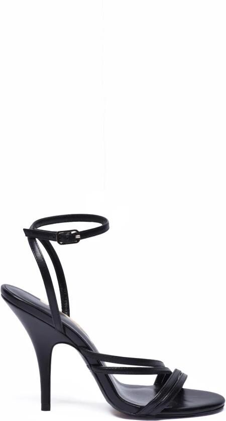 Patrizia Pepe Leren sandaal met 10 cm hak