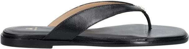 Patrizia Pepe Logo-plaque Calf Leather Flip-Flops