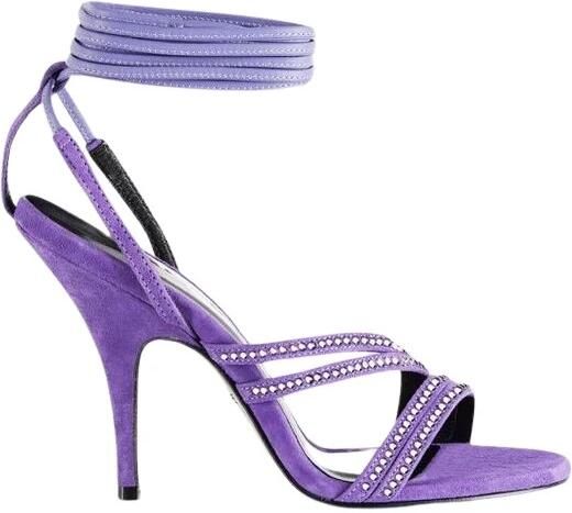 Patrizia Pepe Mineral Crystal High Heel Sandals