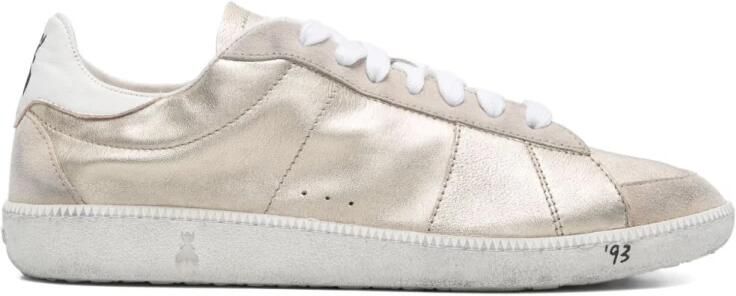 Patrizia Pepe Low Top Sneakers Casual Leather Wo Gold