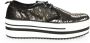 PATRIZIA PEPE Platform Sneakers met Glitterdetail Black Dames - Thumbnail 1
