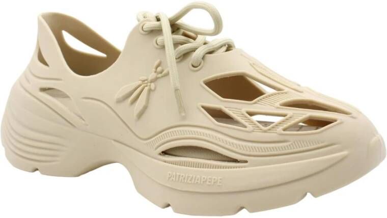 PATRIZIA PEPE Schoenen Gummy Pepe Sneakers Beige Dames