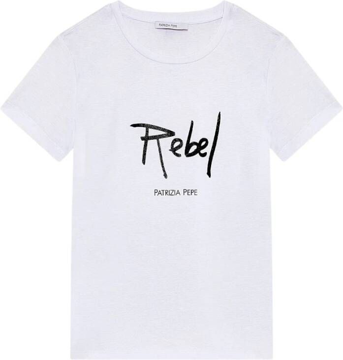 Patrizia Pepe T-shirt met slogan