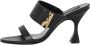 PATRIZIA PEPE Tijdloze Elegante Leren Muiltjes Black Dames - Thumbnail 4