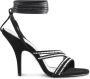 PATRIZIA PEPE Verfraaide sandalen met hak Black Dames - Thumbnail 1