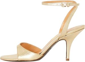 PATRIZIA PEPE Verhoog je stijl met hoge hak sandalen Beige Dames