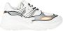 PATRIZIA PEPE Vetersneakers met Merklogo White Dames - Thumbnail 1