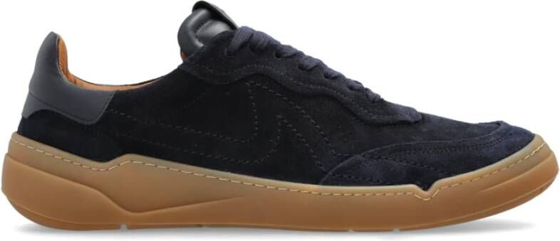 PAUL & SHARK Suede sneakers Blue Heren