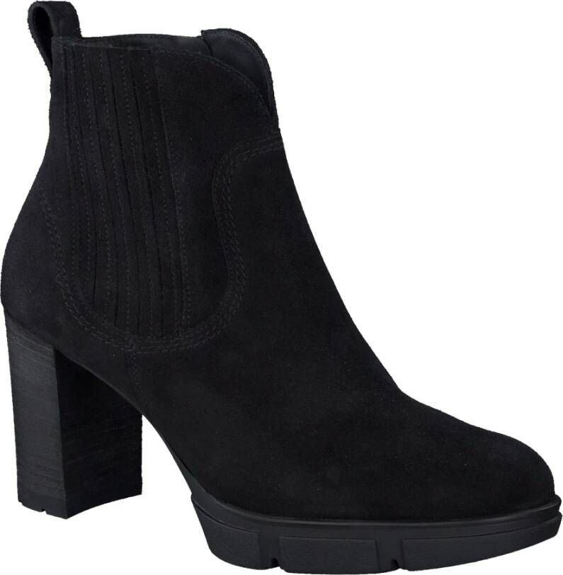 Paul Green 9033 Enkellaarsjes Enkelboots met rits Dames Zwart - Foto 5