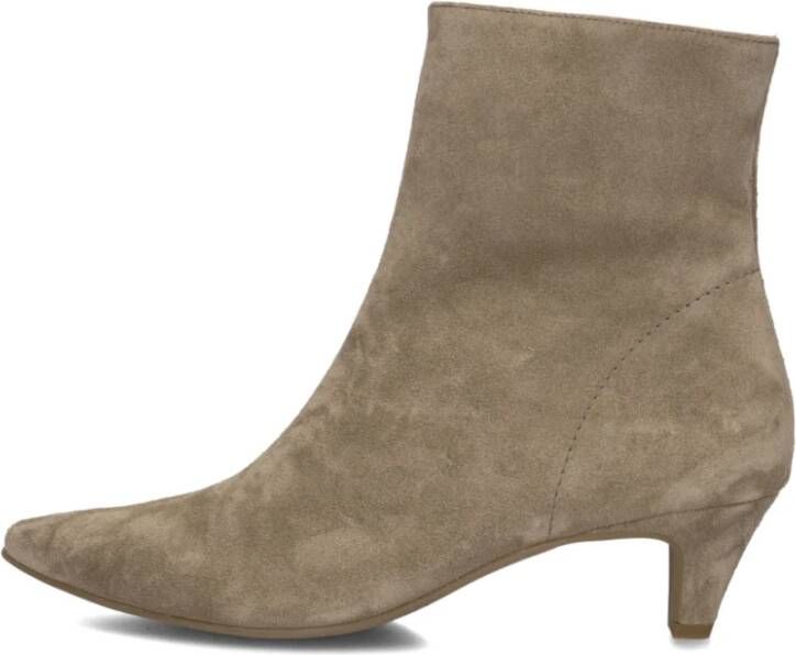 Paul Green Beige Enkellaarsjes voor Stijlvolle Winter