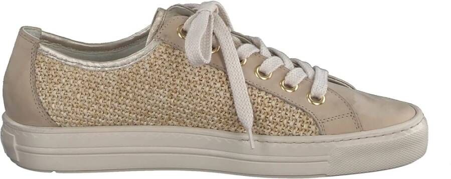 Paul Green Casual Beige Veterschoenen voor Dames