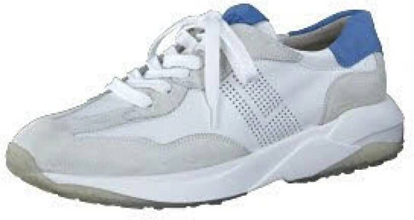 Paul Green Casual witte veterschoenen voor dames