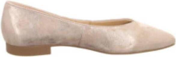 Paul Green Champagne Dames Ballerina's Elegante Instap Schoenen