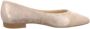 Paul Green Champagne Dames Ballerina's Elegante Instap Schoenen - Thumbnail 1