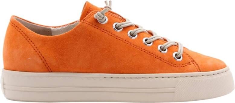 Paul Green Chemische Sneaker Orange Dames
