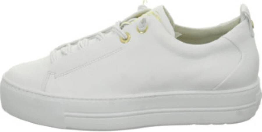 PAUL GREEN Lage Sneakers Dames 5017 Maat: 42 Materiaal: Leer Kleur: Wit - Foto 4