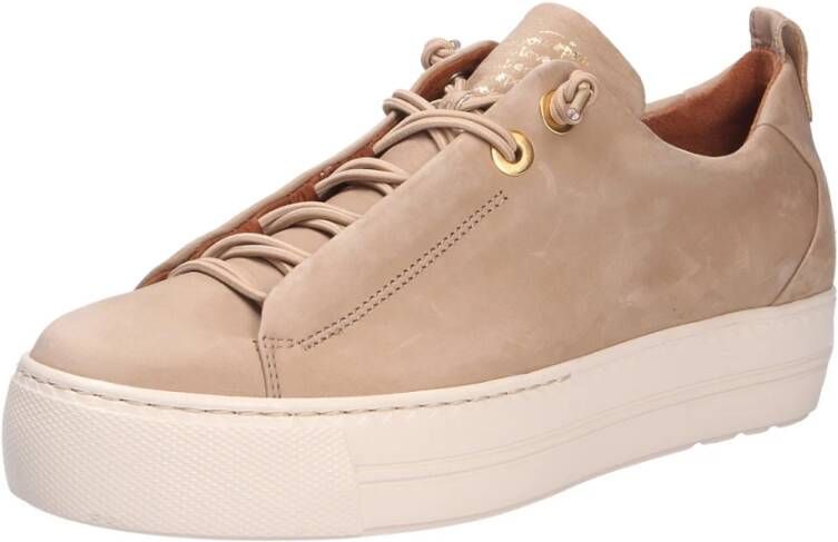 Paul Green 5017-162 Dames Sneakers Kleur Taupe Brons - Foto 4