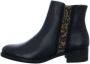 Paul Green Zwarte Enkellaars 9505 Black Dames - Thumbnail 1