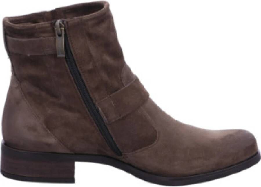 Paul Green Trendy Velours Leren Enkellaars