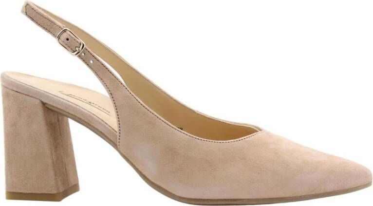 PAUL GREEN Slingbacks Dames 6101 Maat: 37 5 Materiaal: Suède Kleur: Beige - Foto 3