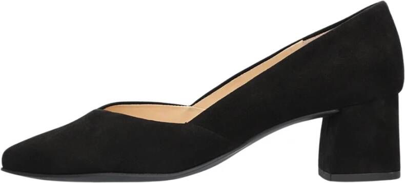 Paul Green Elegante Zwarte Suède Pump 3740