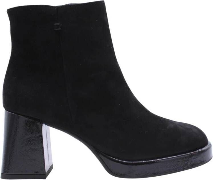 PAUL GREEN Enkelboots Dames 8024 Maat: 41 Materiaal: Suède Kleur: Zwart - Foto 8
