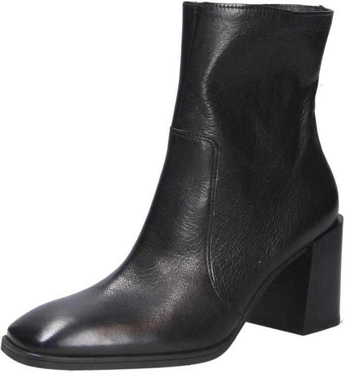 Paul Green Zwarte Leren Schoenen