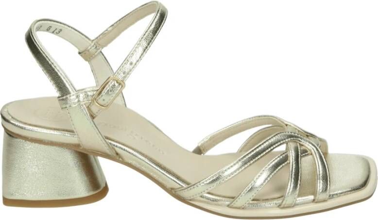Paul Green 6181~~~~~~~~~~~~~~~~~~~~~~~~~~ Sandalen met hak Metallics