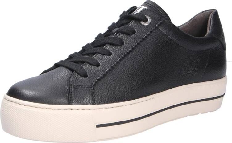 Paul Green Plateausneakers met lichte zool vrijetijdsschoen halfhoge schoen veterschoen