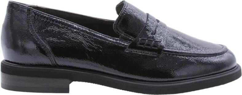 Paul Green Mocassin Schoenen Black Dames
