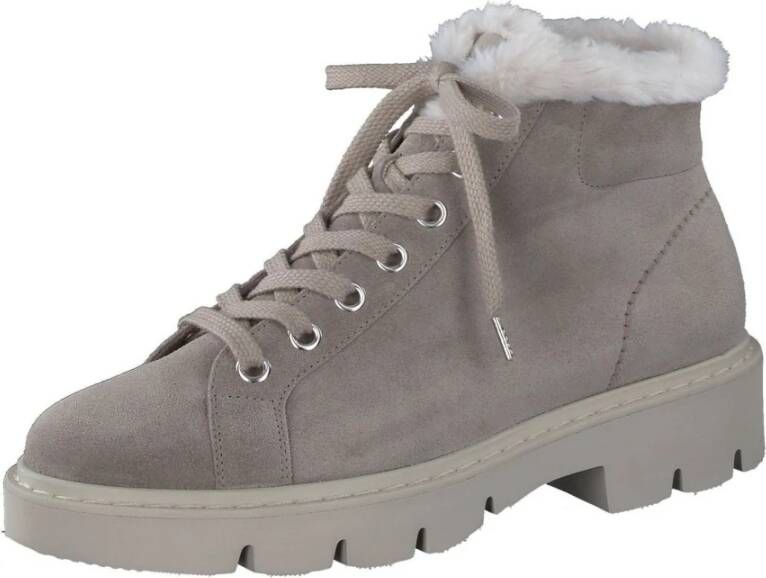 Paul Green Mooie Dames Enkellaarsjes Beige Dames