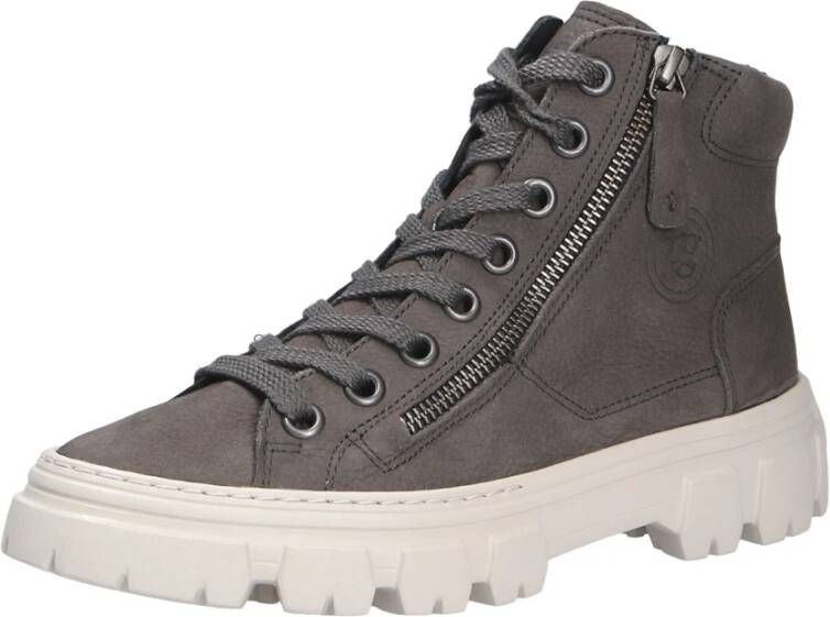 Paul Green Nubuck Vetersneaker voor Dames