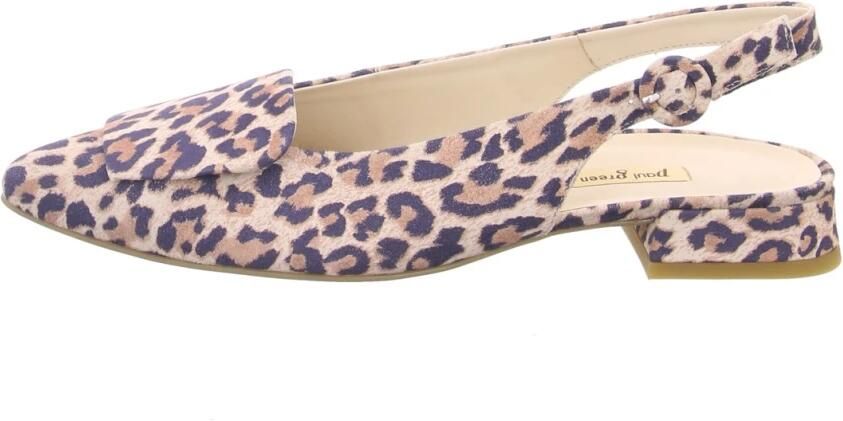 PAUL GREEN Slingbacks Dames 6090 Suède Bruin