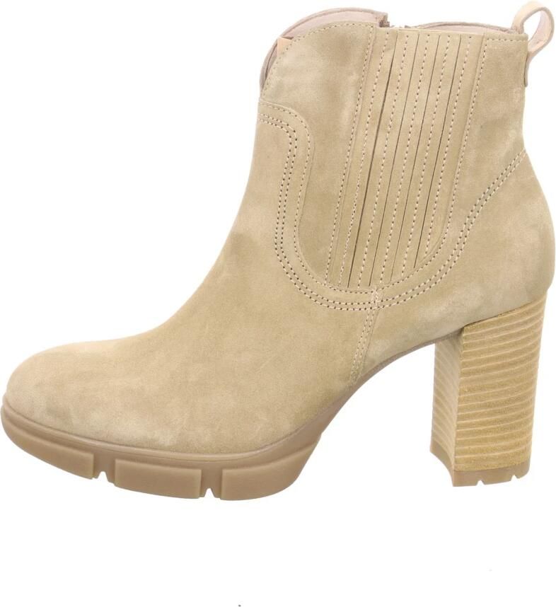 Paul Green 9033 Enkellaarsjes Enkelboots met rits Dames Beige - Foto 3