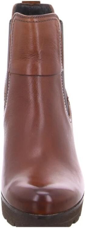 Paul Green 9683 Enkellaarsjes Enkelboots Dames Cognac - Foto 3