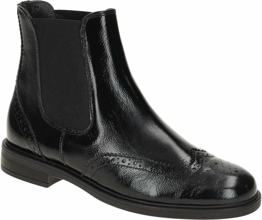 Paul Green Chelsea boots 'Star' zwart