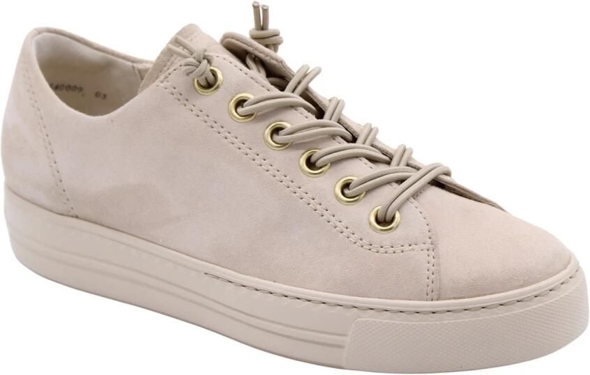 PAUL GREEN Lage Sneakers Dames 4081 Suède Beige - Foto 7