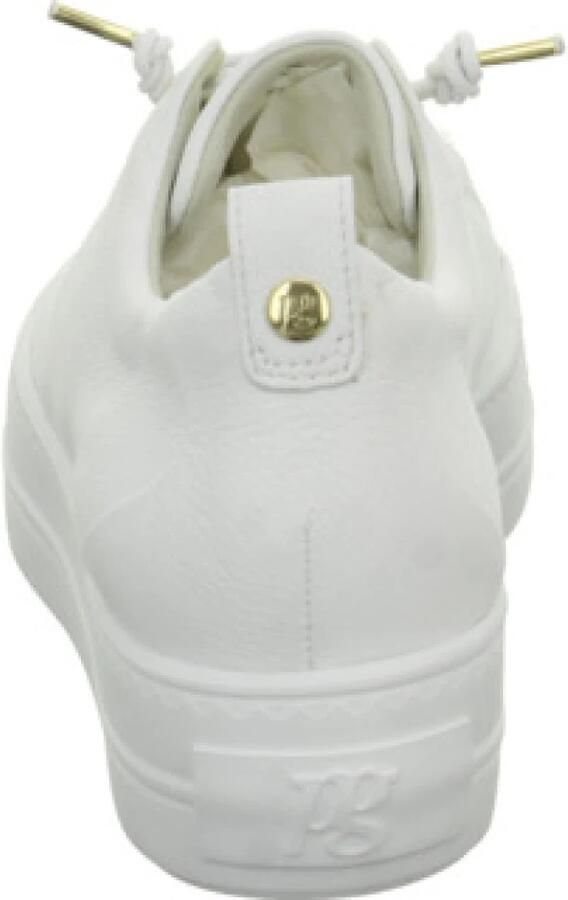 PAUL GREEN Lage Sneakers Dames 5017 Maat: 42 Materiaal: Leer Kleur: Wit - Foto 3