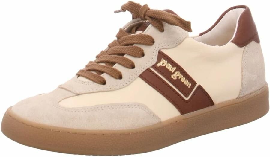 Paul Green Sneakers laag beige bruin lichtgrijs
