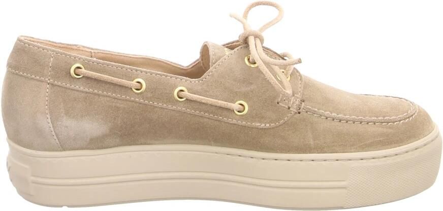Paul Green Instappers 'Komfort Slipper Damen 1197-049-049 Velourleder in beige' beige