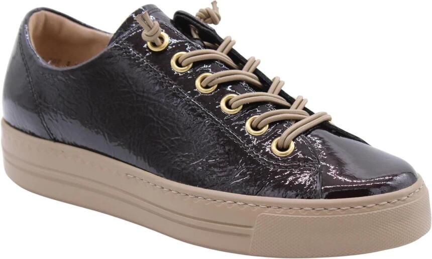 Paul Green Sneakers laag donkerbruin