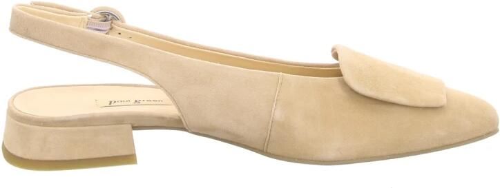 PAUL GREEN Slingbacks Dames 6090 Maat: 40 Materiaal: Suède Kleur: Beige - Foto 6
