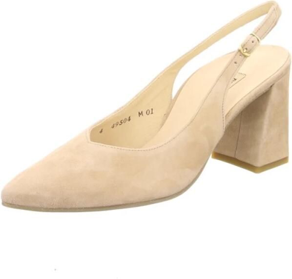 PAUL GREEN Slingbacks Dames 6101 Maat: 37 5 Materiaal: Suède Kleur: Beige - Foto 5