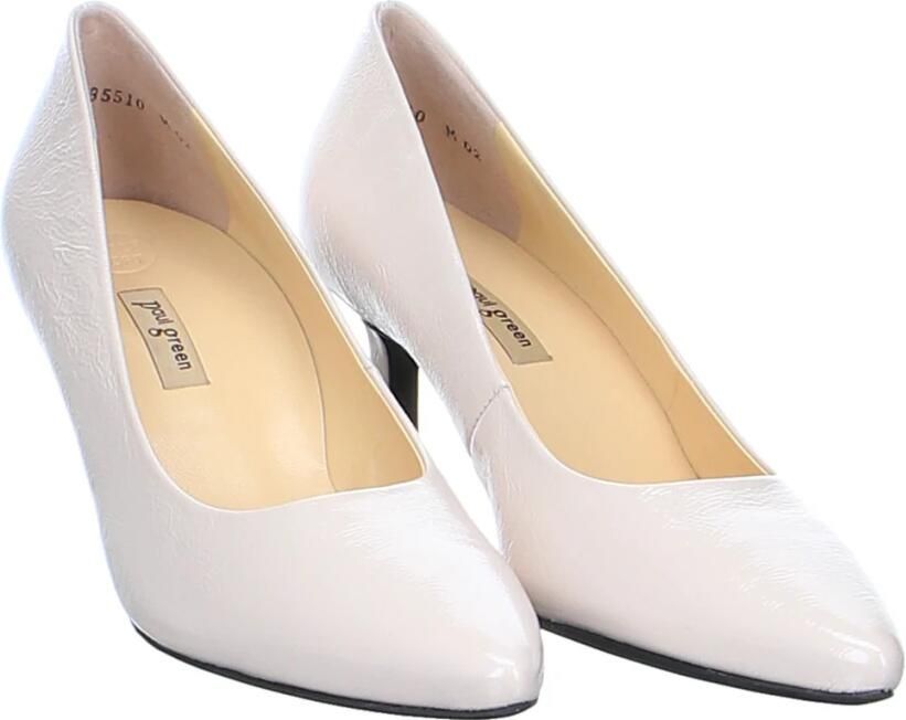 Paul Green Beige Pumps Biscuit Knautschlack