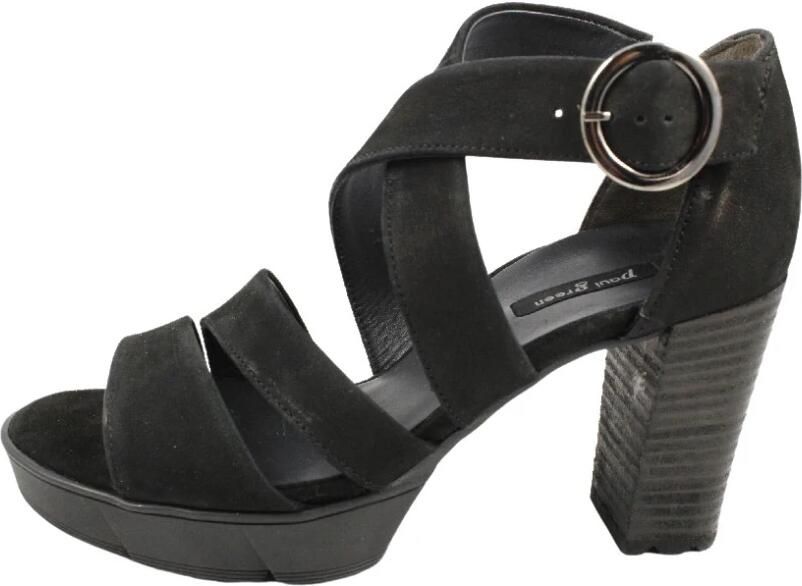 Paul Green Sandaaltjes zomerschoen sandaal blokhak met klittenbandsluiting - Foto 4