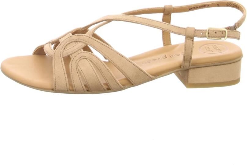 Paul Green Gestreepte hoge hak sandalen voor vrouwen - Foto 2